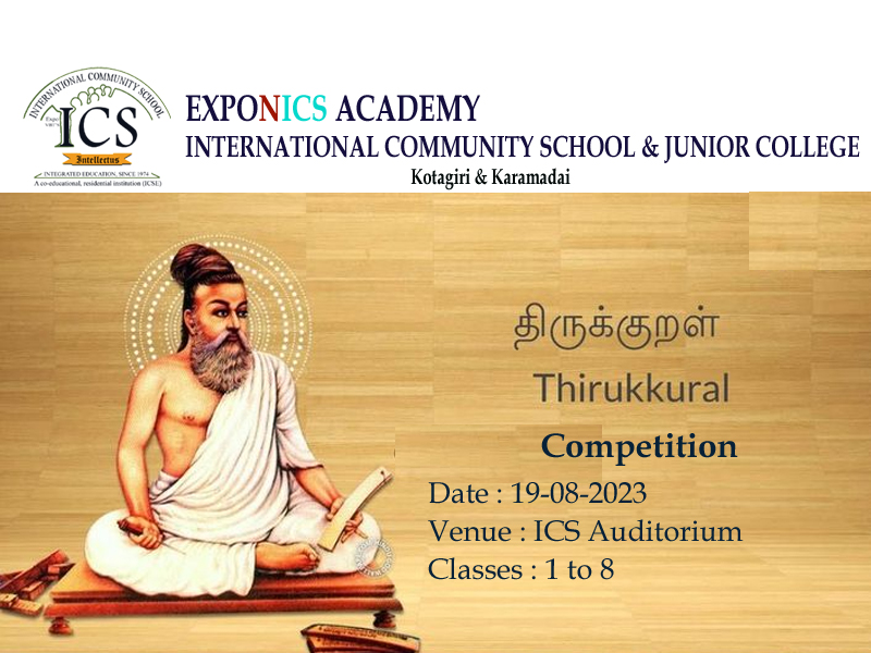 Thirukkural Competition Thirukkural Competition