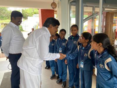 Dr. KAVIDASAN Visit @ ICS 10-01-2024