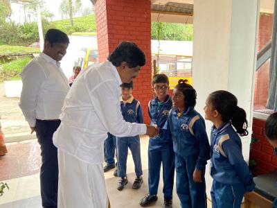 Dr. KAVIDASAN Visit @ ICS 10-01-2024