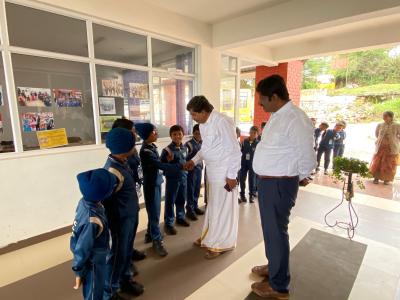 Dr. KAVIDASAN Visit @ ICS 10-01-2024